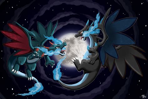 Mega charizard X by AlouNea on DeviantArt