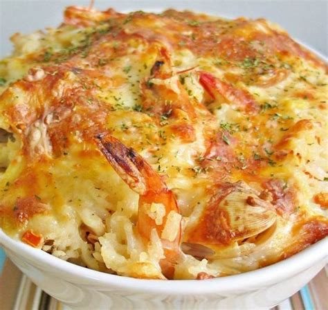 Maine Lobster & Seafood Casserole - 2 1/2 lbs - Diet Healthy Recipe