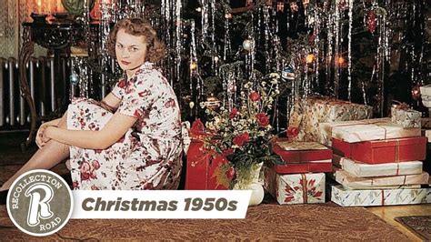 Christmas in the 1950s - Life in America - YouTube