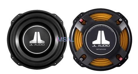 Single JL AUDIO 12TW3-D4 Dual 4 Ohm 12" SHALLOW THIN MOUNT SUBWOOFER NEW | eBay