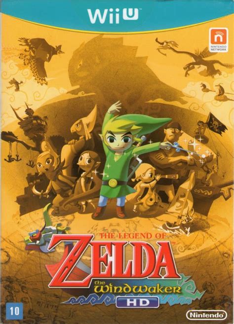 The Legend of Zelda: The Wind Waker (2013) Wii U box cover art - MobyGames