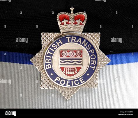 British Transport Police badge Stock Photo - Alamy