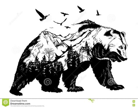 Pin on медведь | Bear art, Bear tattoo designs, Forest tattoos