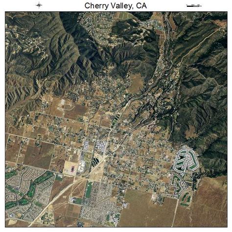 Aerial Photography Map of Cherry Valley, CA California