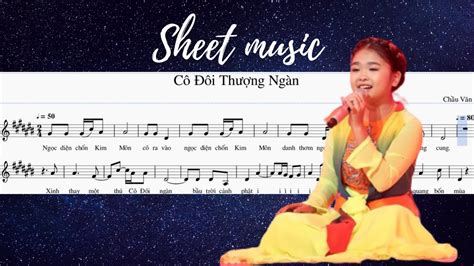 Cô Đôi Thượng Ngàn - Sheet Music - YouTube