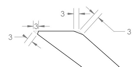 0090// Chamfer Dimensioning