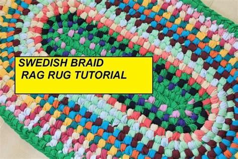 Learn How to Crochet a Traditional Round Rag Rug • Craftdrawer | Rag rug tutorial, Braided rug ...