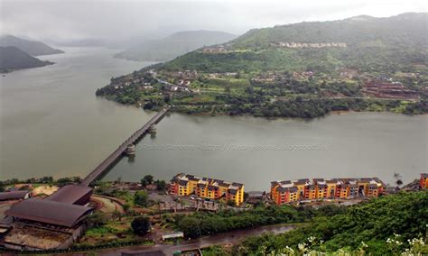 My Third Eye: Aerial view of Lavasa - hills, valley, civilisation and river