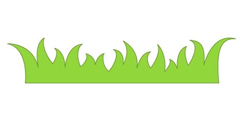 Premium Vector | Grass vector. Green cartoon grass.