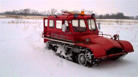 Snow Trac ST4 in the fields of northern Indiana - YouTube