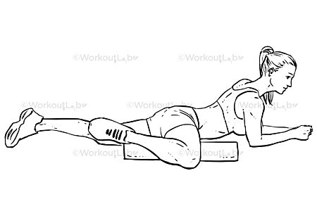 Foam Roller Inner Thigh Adductor / Adduction Stretch – WorkoutLabs ...