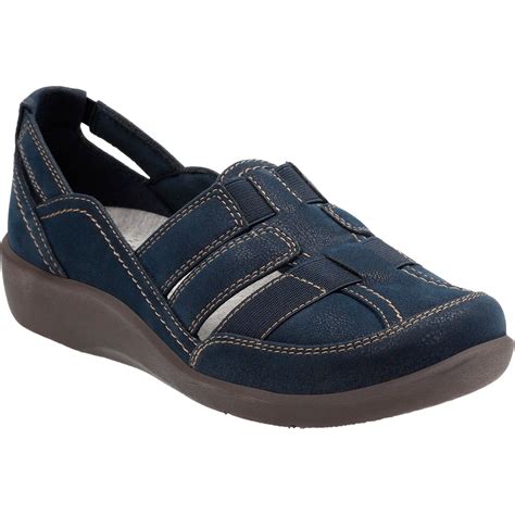 Clarks Women's Sillian Stork Cloud Stepper Slip On Shoes | Casuals | Shoes | Shop The Exchange