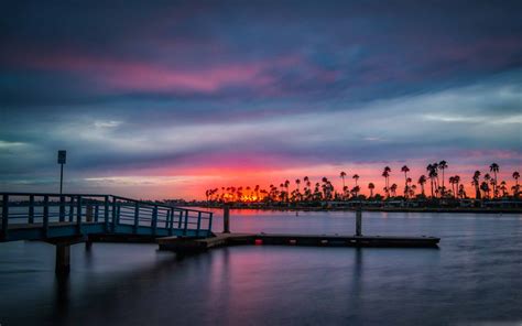 California Sunset Mac Wallpaper Download | AllMacWallpaper