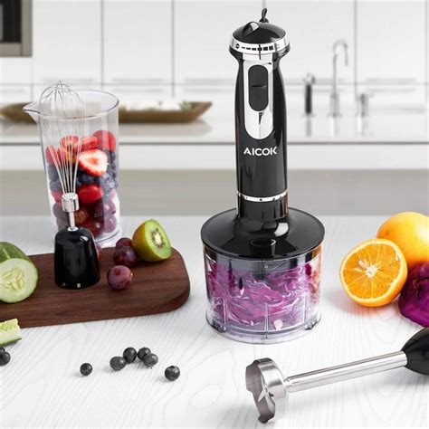 4-in-1 Aicok Immersion Blender Review - Best Immersion Blenders of 2022 ...