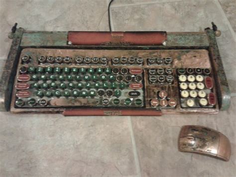 Steampunk computer keyboard Royal Treatment by VintWerksEmporium