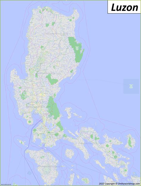 Luzon Island Map | Philippines | Detailed Maps of Luzon Island