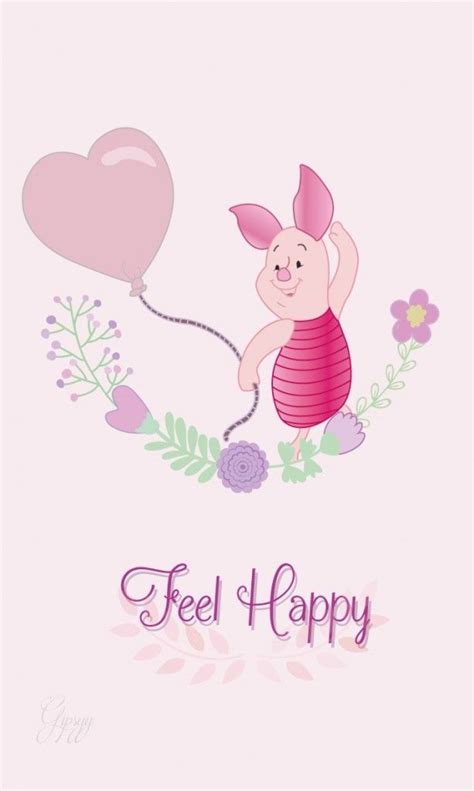 Piglet Piggy Disney iPhone Wallpaper Lock Screen @PanPins | Cute winnie the pooh, Wallpaper ...