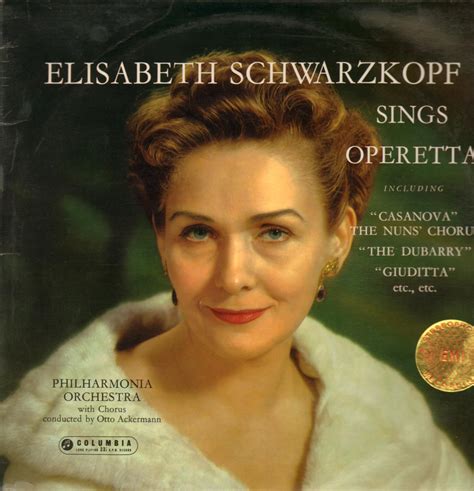 Elisabeth Schwarzkopf Elisabeth Schwarzkopf, Lp Cover, Cover Art ...