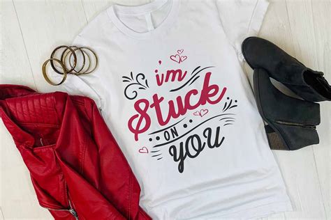 I'm Stuck on You. SVG Cut File Graphic by SmmrDesign · Creative Fabrica