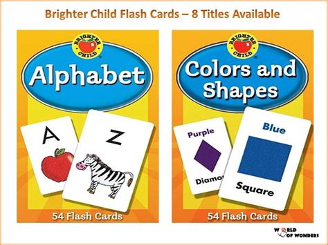 World of Wonders: Brighter Child Flash Cards