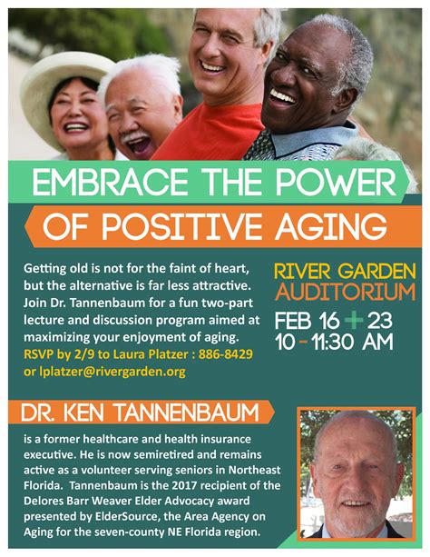 Embrace the Power of Positive Aging - Part 1 - Dr. Ken Tannenbaum - River Garden Senior Services