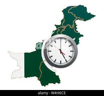 Map pointer on the map of Pakistan, 3D rendering isolated on white ...