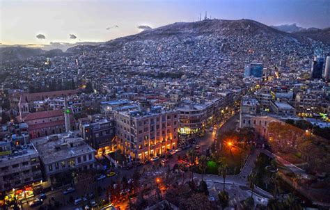 🔥 Download Wallpaper Light Street Lights Architecture Old Town Syria by ...