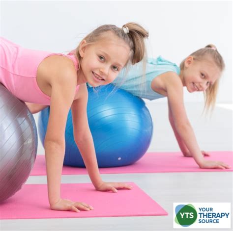 Pediatric Core Strengthening Exercises Using a Therapy Ball - Your Therapy Source