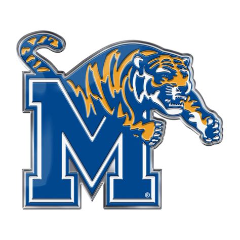 Fanmats, University of Memphis Embossed Color Emblem - Walmart.com