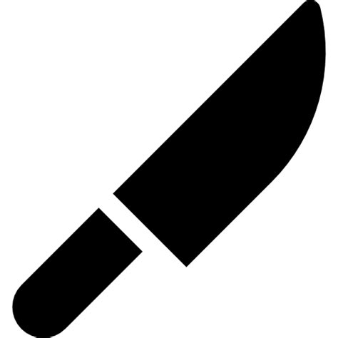 Knife Basic Rounded Filled icon