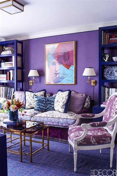 25 Rooms That Will Convince You Of The Power Of Purple | Purple room decor, Purple living room ...