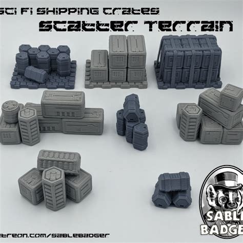 Descargar Sci Fi Shipping Crates - Scatter Terrain de brander roullett