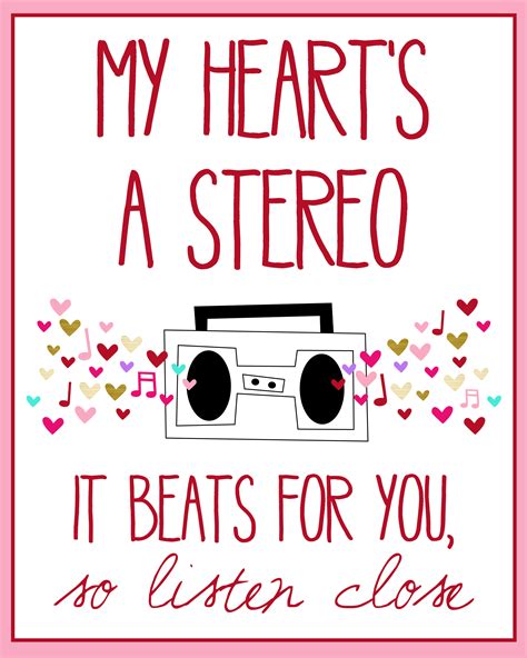 My Heart's a Stereo free Print - Capturing Joy with Kristen Duke