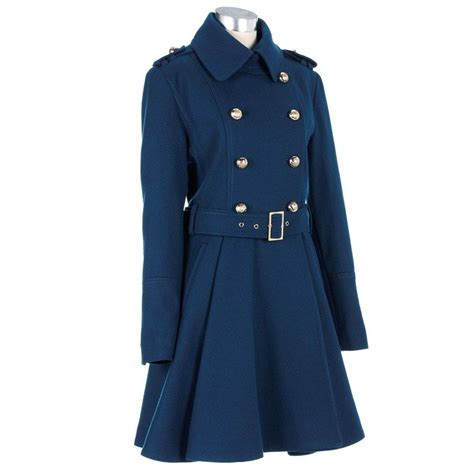 Skirted Wool-blend Coat | Coat, Coats for women, Coats jackets women