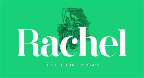 Rachel Free elegant typeface — FONTSrepo
