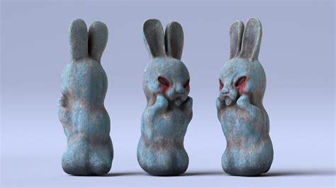 Hare Sculpture - 3D Model by Grishmanovskij Anton