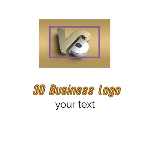 3D business logo design template. | PosterMyWall