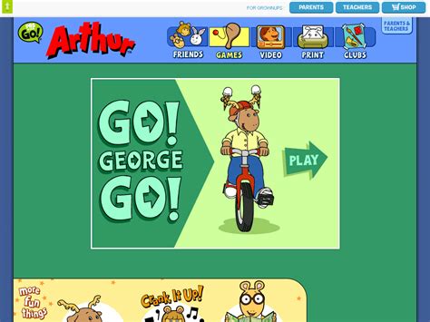 Pbskids Org Arthur Games Scoop Index Html | Kids Matttroy