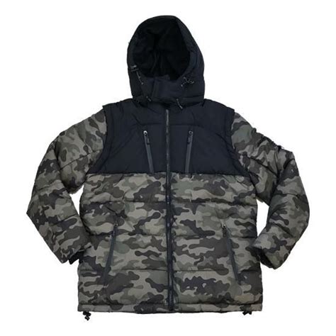 South Pole - Mens - Camo Winter Bubble Jacket | Jackets, Winter jackets ...