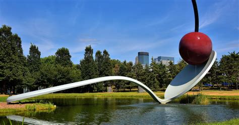 Spoonbridge and Cherry Sculpture by Claes Oldenburg in Minneapolis ...