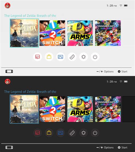 High Res Recreation of the Nintendo Switch Home Screen : r/NintendoSwitch