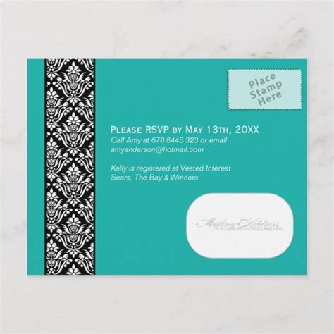 Create your own Invitation Postcard | Zazzle | Create your own invitations, Bridal shower ...