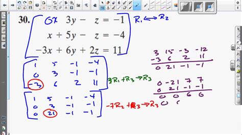 solve a 3x3 matrix - YouTube