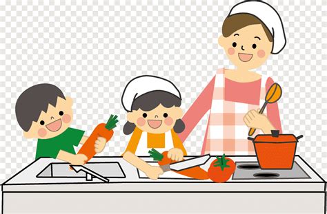 Clipart Mother Cooking