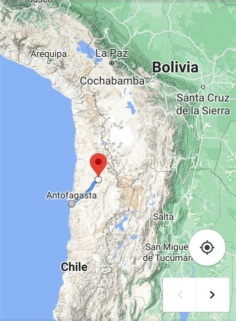 Antofagasta, Chile 🇨🇱 to Calama, Chile | Map, Children, Map screenshot