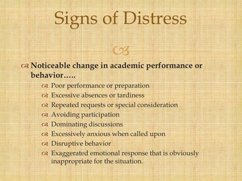 PPT - Signs of Distress and When to Refer PowerPoint Presentation, free ...