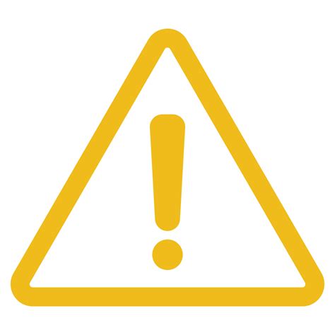 Warning sign icon transparent background 12042289 PNG