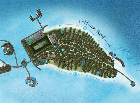 Intercontinental Maldives Resort Map - Brenda Tatiania