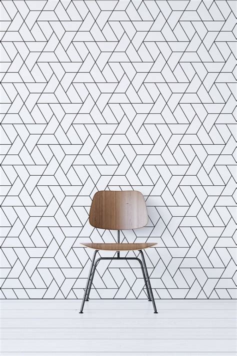 Geometric wallpaper Kids room wallpaper Grey wallpaper | Etsy