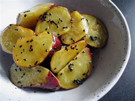 Fried & Glazed Japanese Sweet Potato – Hiroko's Recipes